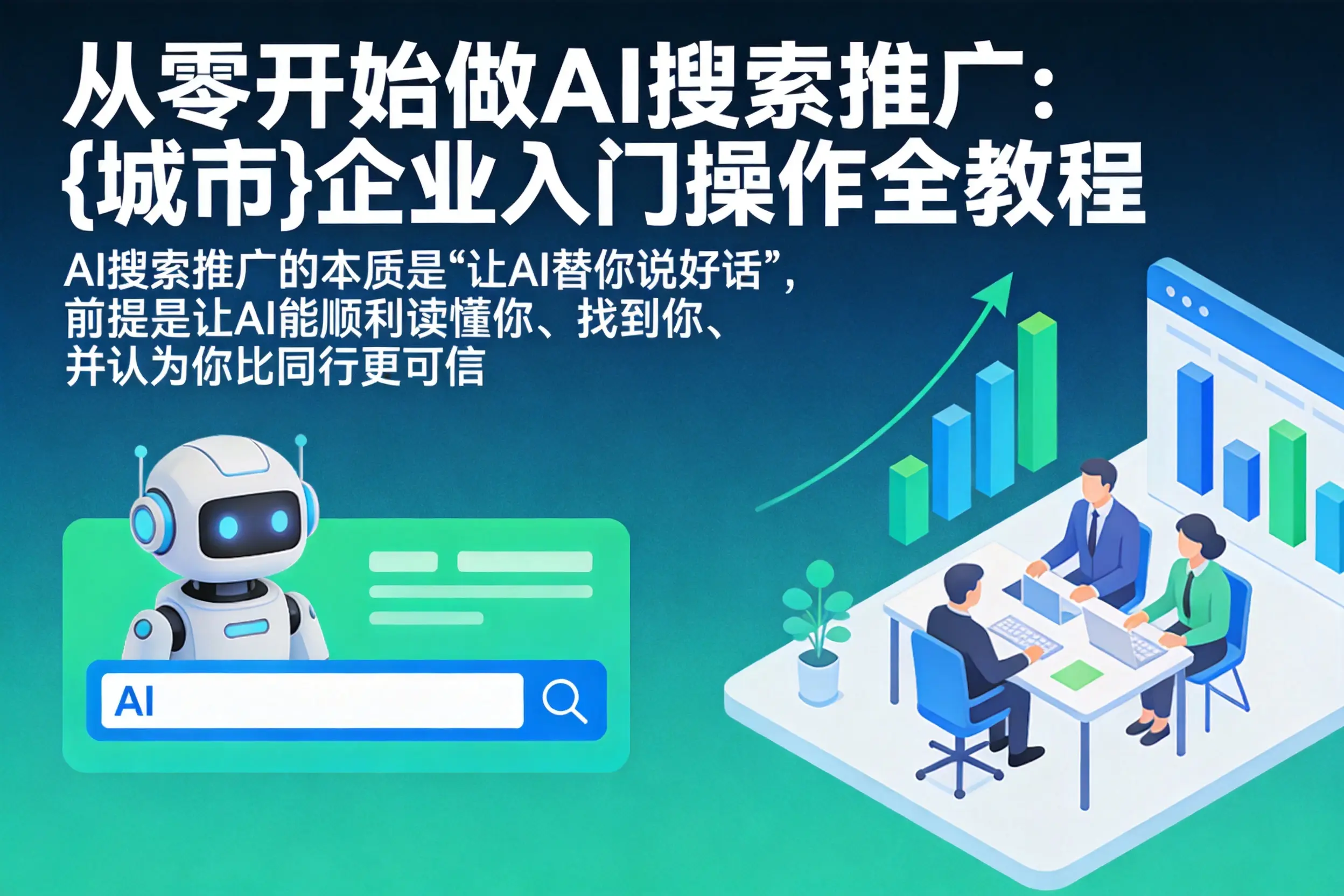 从零开始做AI搜索推广:果洛企业入门操作全教程