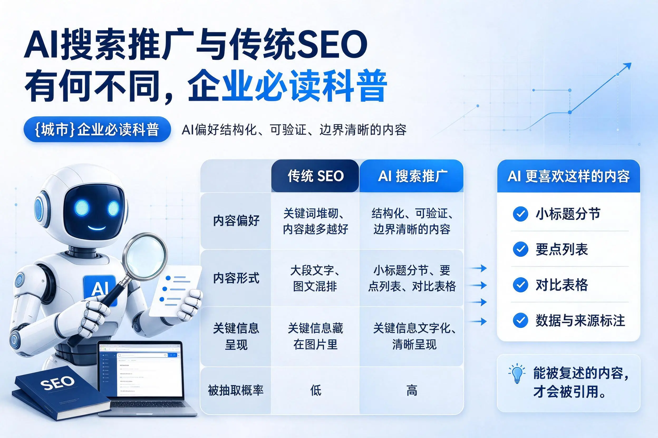 AI搜索推广与传统SEO有何不同,果洛企业必读科普